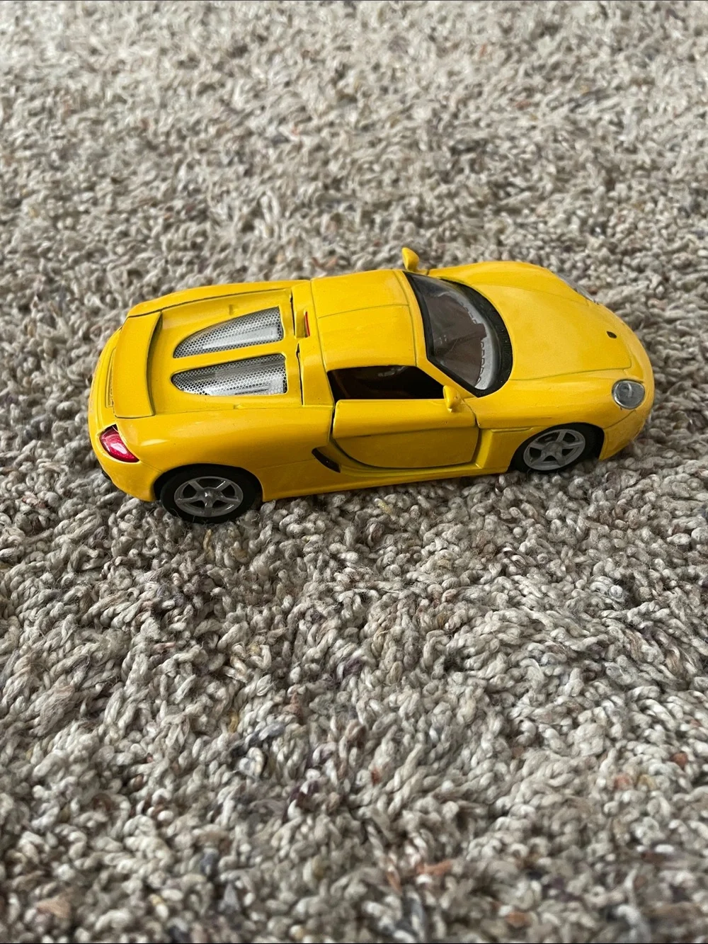 Yellow Porsche Carrera GT 5” Diecast Model